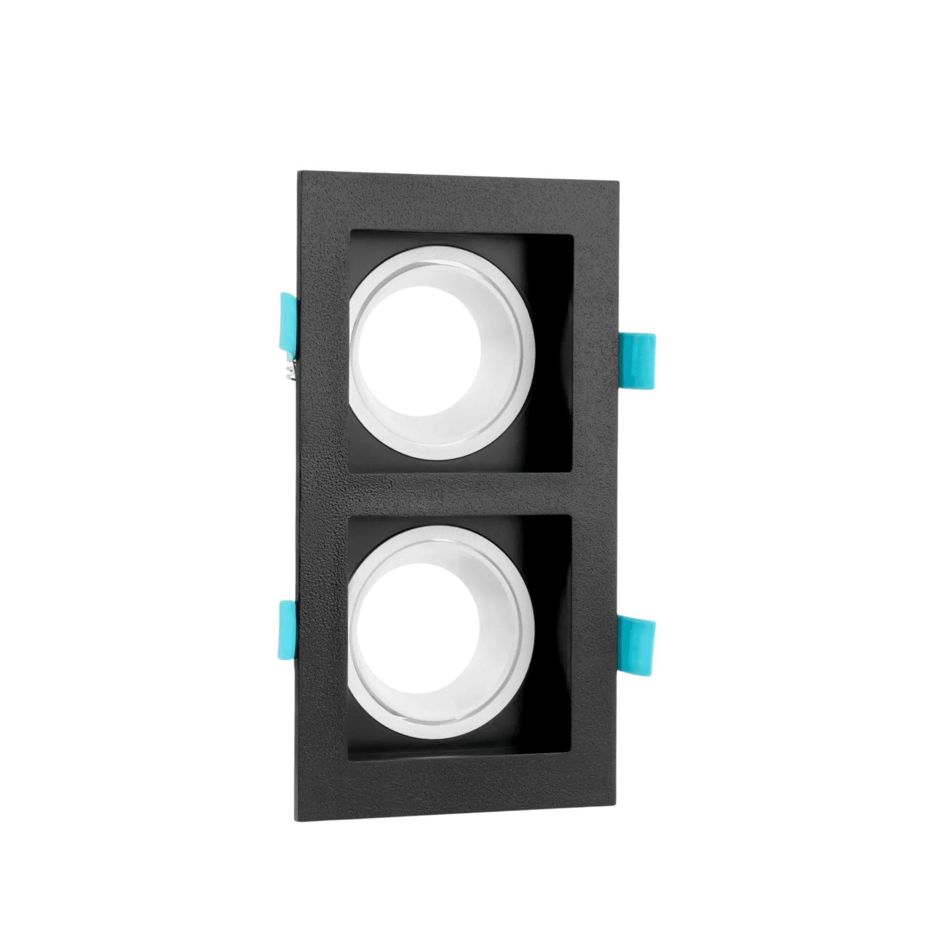 DOUBLE SQUARE SPOT LIGHT BLACK