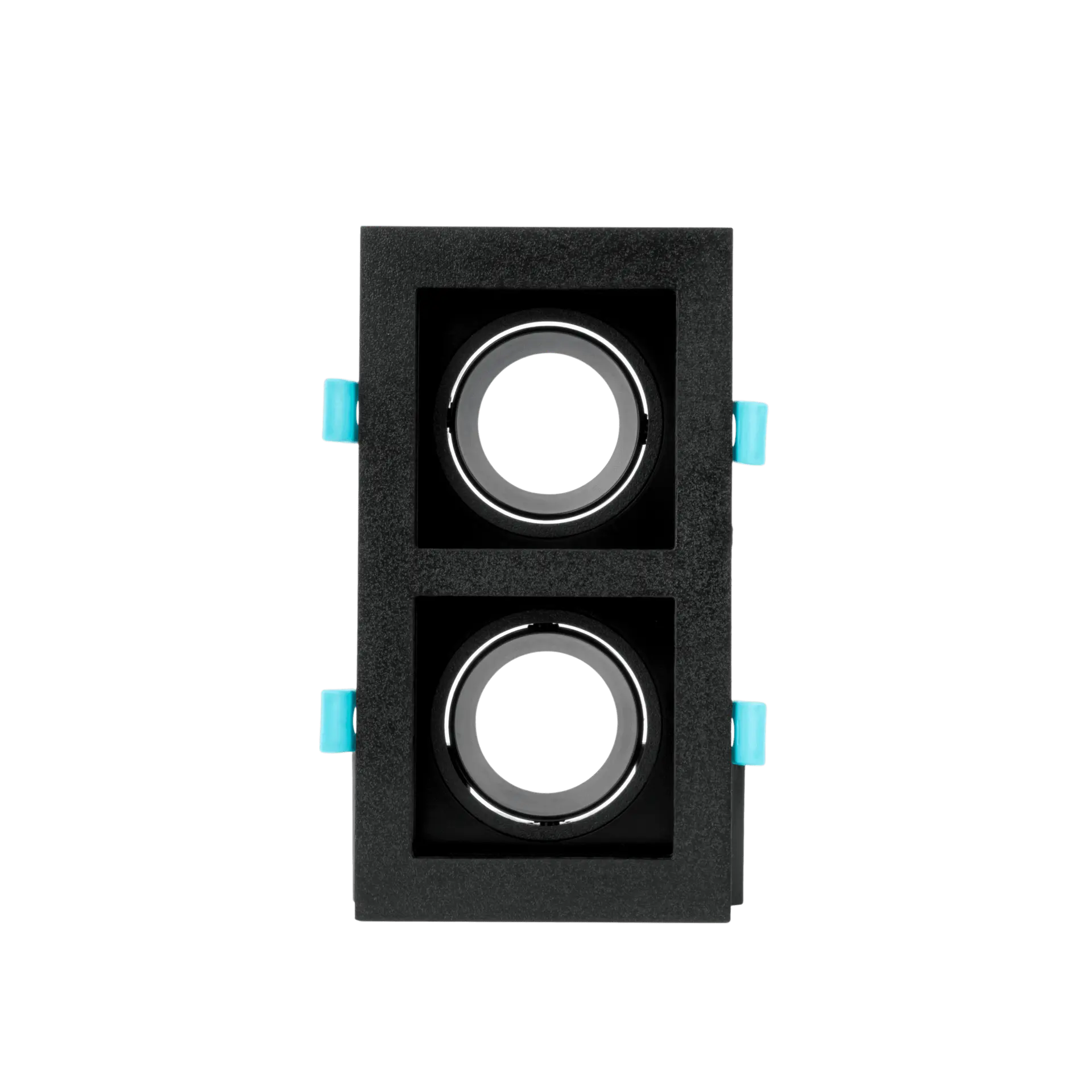 DOUBLE SQUARE SPOT LIGHT BLACK