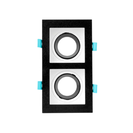 DOUBLE SQUARE SPOTLIGHT CHASSIS BLACK&WHITE