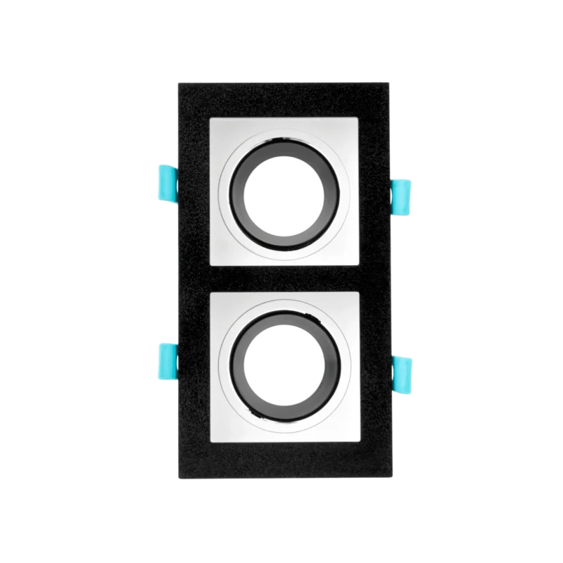 DOUBLE SQUARE SPOTLIGHT CHASSIS BLACK&WHITE