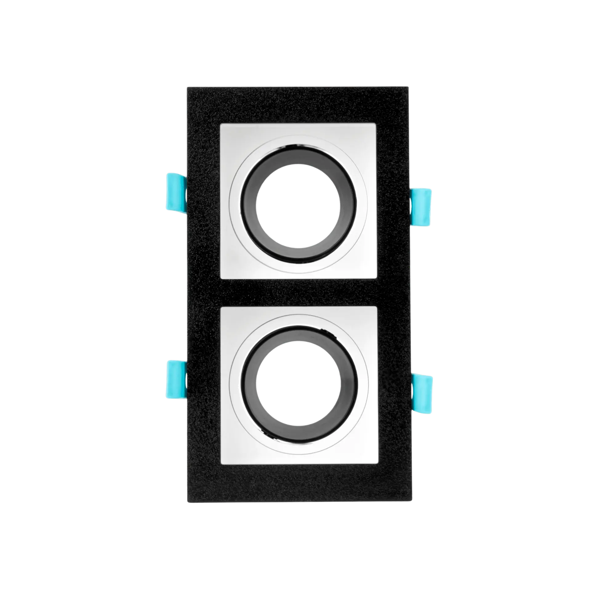 DOUBLE SQUARE SPOTLIGHT CHASSIS BLACK&WHITE DOUBLE SQUARE SPOTLIGHT CHASSIS BLACK&WHITE