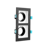 DOUBLE SQUARE SPOTLIGHT CHASSIS BLACK&WHITE