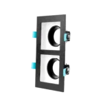 DOUBLE SQUARE SPOTLIGHT CHASSIS BLACK&WHITE