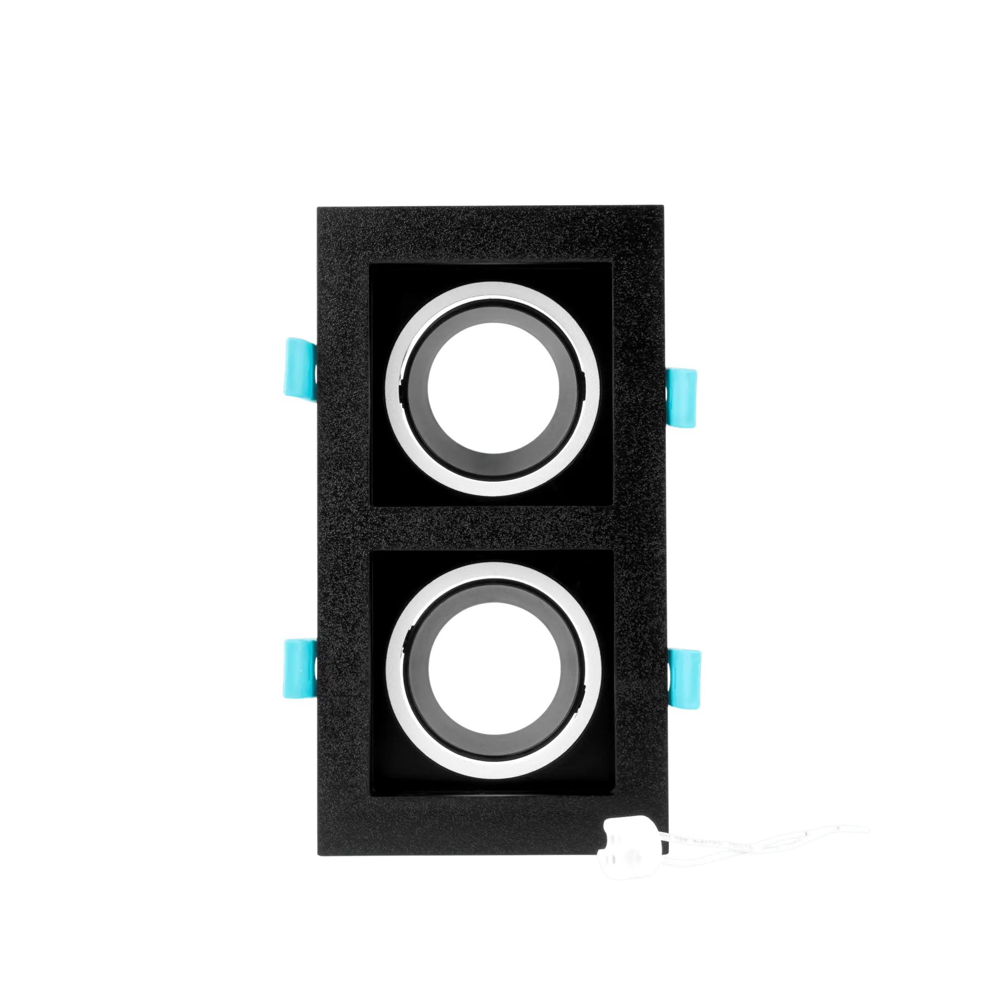 DOUBLE SQUARE SPOTLIGHT CHASSIS BLACK