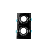 DOUBLE SQUARE SPOTLIGHT CHASSIS BLACK