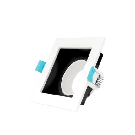 SINGLE SQUARE SPOT LIGHT WHITE & BLACK