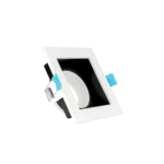 SINGLE SQUARE SPOT LIGHT WHITE & BLACK