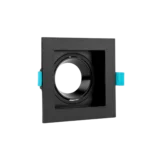 SINGLE SQUARE SPOT LIGHT BLACK