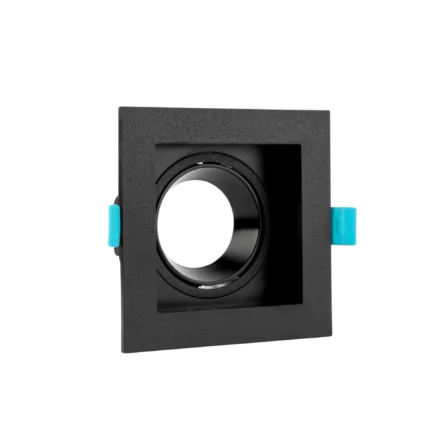 SINGLE SQUARE SPOT LIGHT BLACK