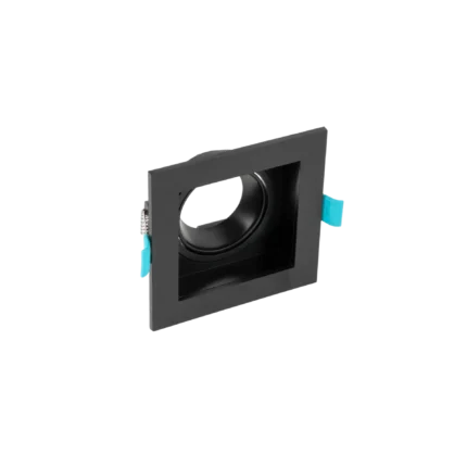 SINGLE SQUARE SPOT LIGHT BLACK