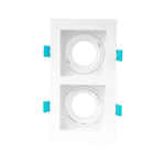 DOUBLE SQUARE SPOT LIGHT WHITE