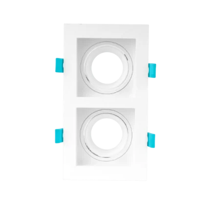 DOUBLE SQUARE SPOT LIGHT WHITE