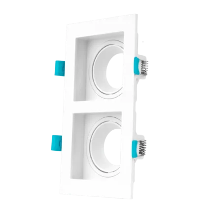 DOUBLE SQUARE SPOT LIGHT WHITE