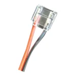 TRANSPARENT PROFILE CONNECTOR WITH WIRE