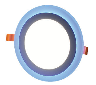 DECORATION RGB ROUND LED PANEL INTERIOR 7+7W with FRAME