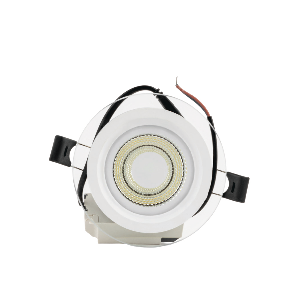 GLASS SPOTLIGHT 7CM 6+6W